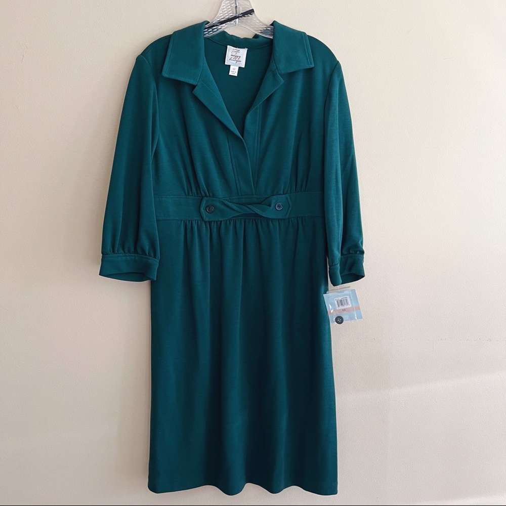 Women’s Suzie Chin for Maggy Boutique Evergreen Dress Sz 12